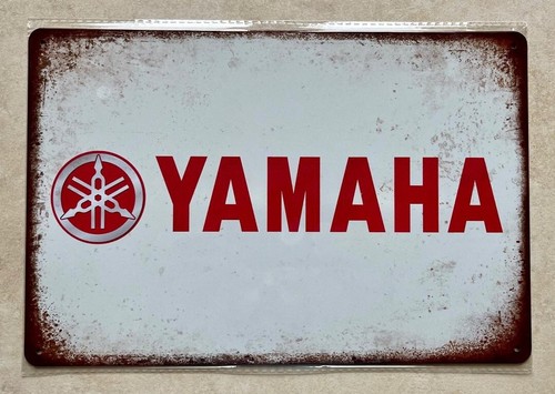 Yamaha metal sign - yamaha, cave