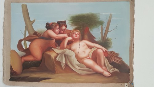 Quadro dipinto mano olio - quadro,