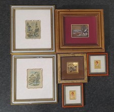 6 Quadri Con Cornice In Legno