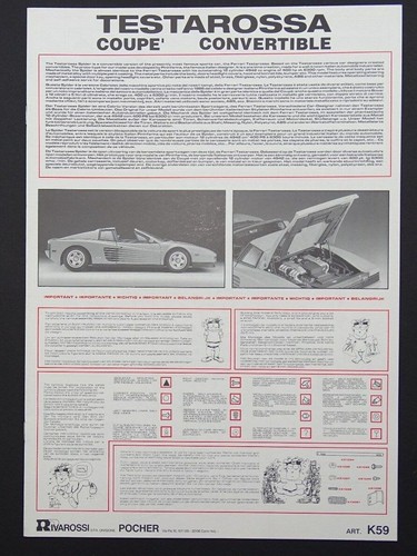 Pocher istruzioni ferarri - pocher,