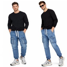 Pantaloni cargo jogger uomo