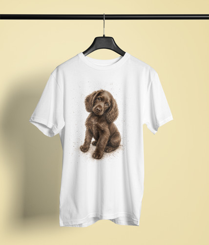 Shirt cocker spaniel marrone - t-shirt,