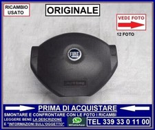 AIRBAG VOLANTE GUIDA SX LOGO FIAT BLU = ROSSO ORIGINALE FIAT PANDA 169 03-12