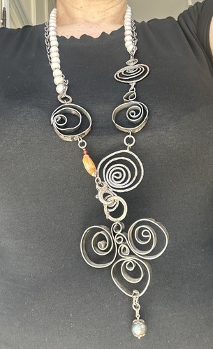 Collana vintage artigianale - collana,