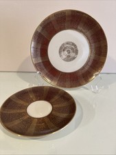 Piatto e piattino da dessert Winterling Roseau Bavaria ��