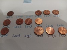 Austria  1 Cent. Lotto 12 date