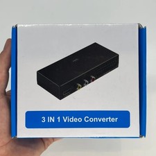 Convertitore Video 3 IN 1 HDMI RCA SCART Adattatore Switch Convertitore Video HD