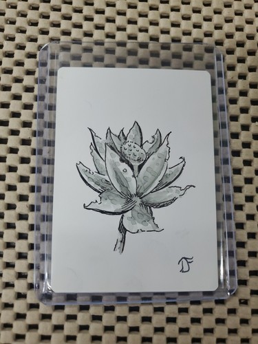 Schizzo mtg lotus nero - mtg,