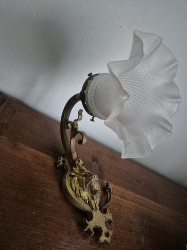 Ancienne applique decor lion - applique,