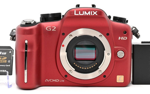 Panasonic lumix dmc - lumix, red