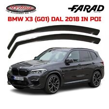 DEFLETTORI BMW X3 G01 (DAL 2018 IN POI) FARAD SET COPPIA ANTIVENTO FUME' 14198M