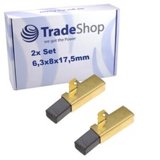 2 spazzole carbone carbone 6,3