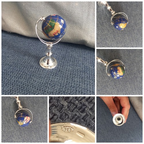 Vintage miniatura mappamondo