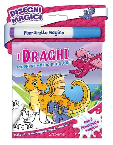 Draghi disegni magici - disegni,