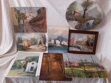 Dipinti Scuola Napoletana Anni 60^ 8 Dipinti