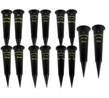 Vaso Funebre Nero Con Base A