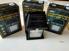 TRE Lampade - Lanterne solari da esterno-  Pannello Solare Crepuscolare 