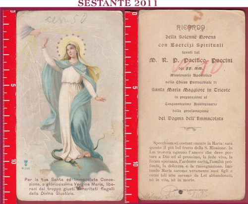 1639 santino holy - santino, card