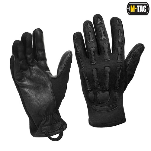 Guanti neri tac skeleton - neri, m-tac
