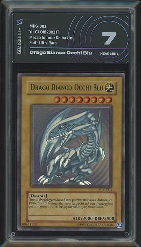 Blue eyes white dragon - blue,