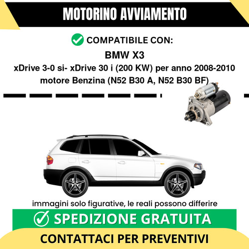 Motorino avviamento bmw - avviamento,