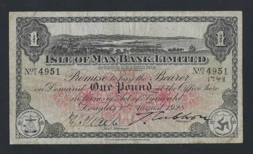 Isle man pound - 1, p-4