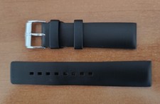 Cinturino Orologio Hirsch Pure Caoutchouc watch rubber strap Black 22mm