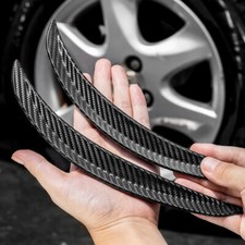 25CM Accessori Auto Parafango Parafango Paraspruzzi Striscia Protezione Ricambi Fibra di Carbonio Nero