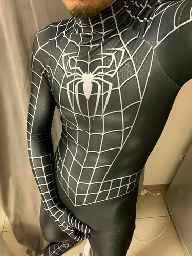 Costume uomo ragno nero
