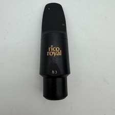 Rico Royal B3 Bocchino per Sassofono Soprano Becco Sax Soprano in Graftonite