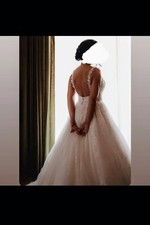 Abito da sposa/abito da sposa, elegante principessa, bianco, schiena aperta 