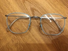 Occhiali VINTAGE Unisex vista SQUARE BLUE anni 80- Rimanenza da negozio Ottica