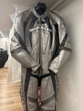 tuta moto pelle intera