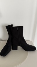 Zara Square Toe Block Heel
