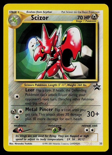 Carta pokemon promo scizor - -,