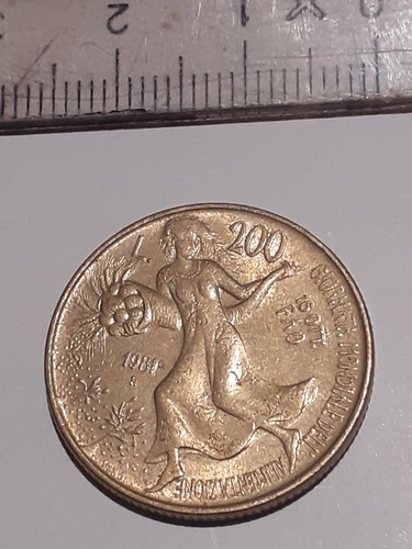 Moneta lire 200 del - lire,