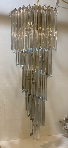 Lampadario vintage vetro di - in,