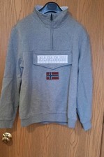 NAPAPIJRI Mens Gray 1/4 Zip