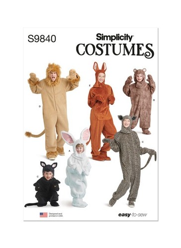 Costumi animali simplicity - costumi,