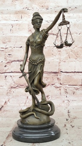 Statua scultura bronzo cieca