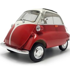 Modellino auto d'epoca 1:18 BMW Isetta 1955 pressofuso auto giocattolo veicoli in metallo rosso