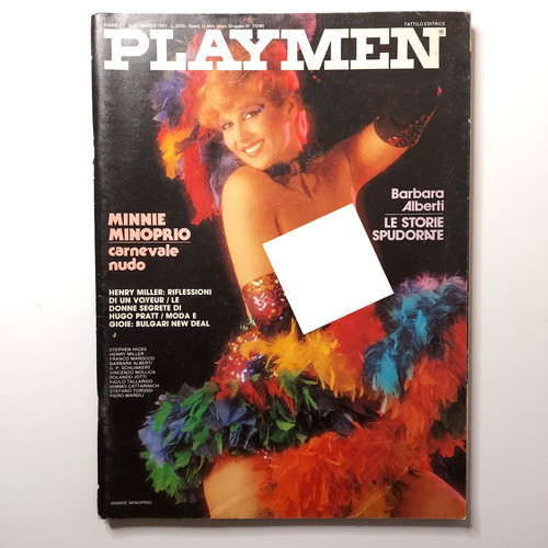 Playmen marzo 1981 minnie - playmen,