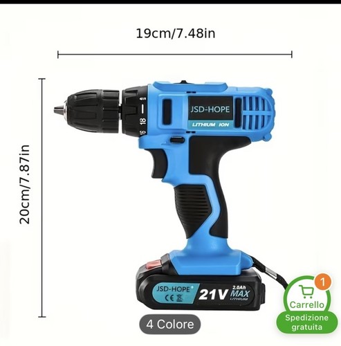 Trapano elettrico cordless - trapano,