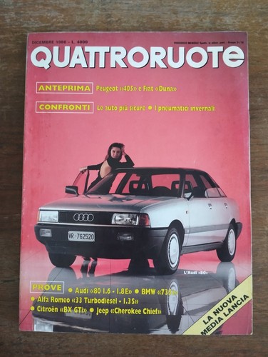 1986 quattroruote dicembre - quattroruote,