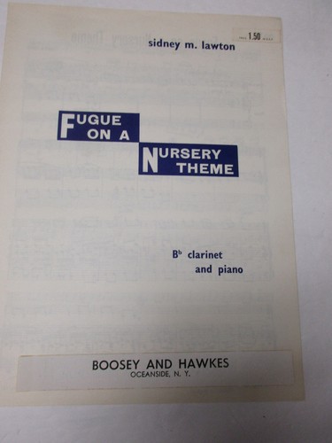 Sidney lawton fugue a - sidney,