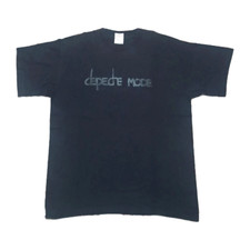 DEPECHE MODE T-Shirt Nera Vintage y2k Exciter Tour 2001 Rare Rock Tee Size L