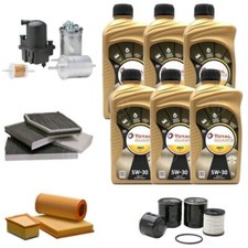 KIT TAGLIANDO PER CITROEN C5 2.0 HDi 138 CV 2008 - 2009 DW10BTED4 - 4 FILTRI+ 6 