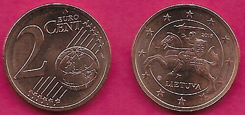 Lituania euro cent 2017 - 2,