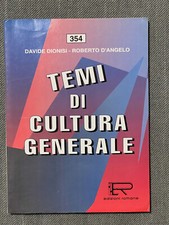 Temi di cultura generale per concorsi nelle forze armate anni 90 - Vintage