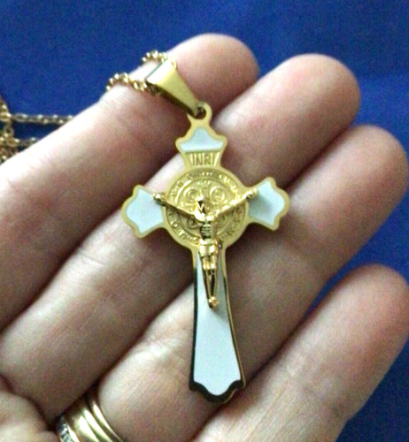Collana crocifisso san - collana,